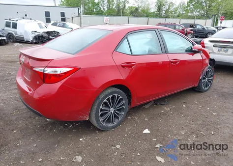 2016 Toyota Corolla S Plus z USA, uszkodzony, nr VIN 5YFBURHE8GP429839